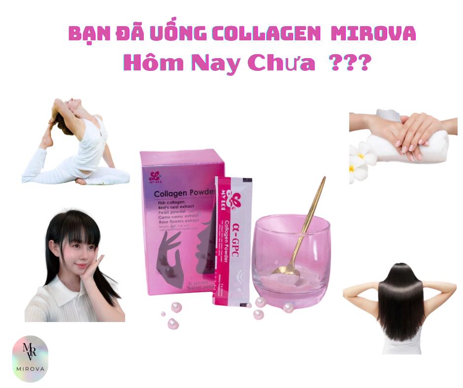 Uống Collagen Mirova đúng cách